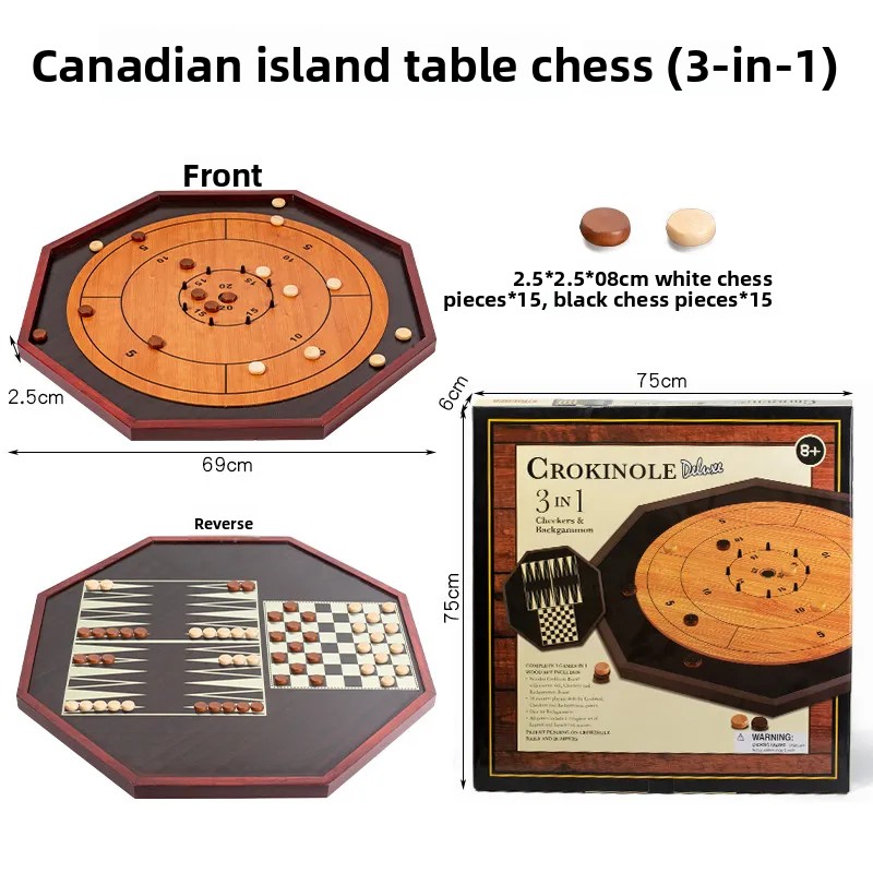 Solid Wood Crokinole Board - W - đánh giá và giá Board Game Zenith