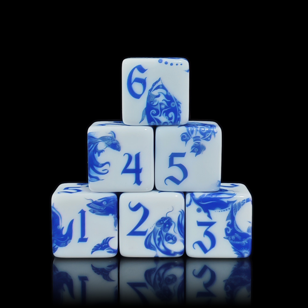 12Pcs Blue And White Porcelain - đánh giá và giá Board Game Arena