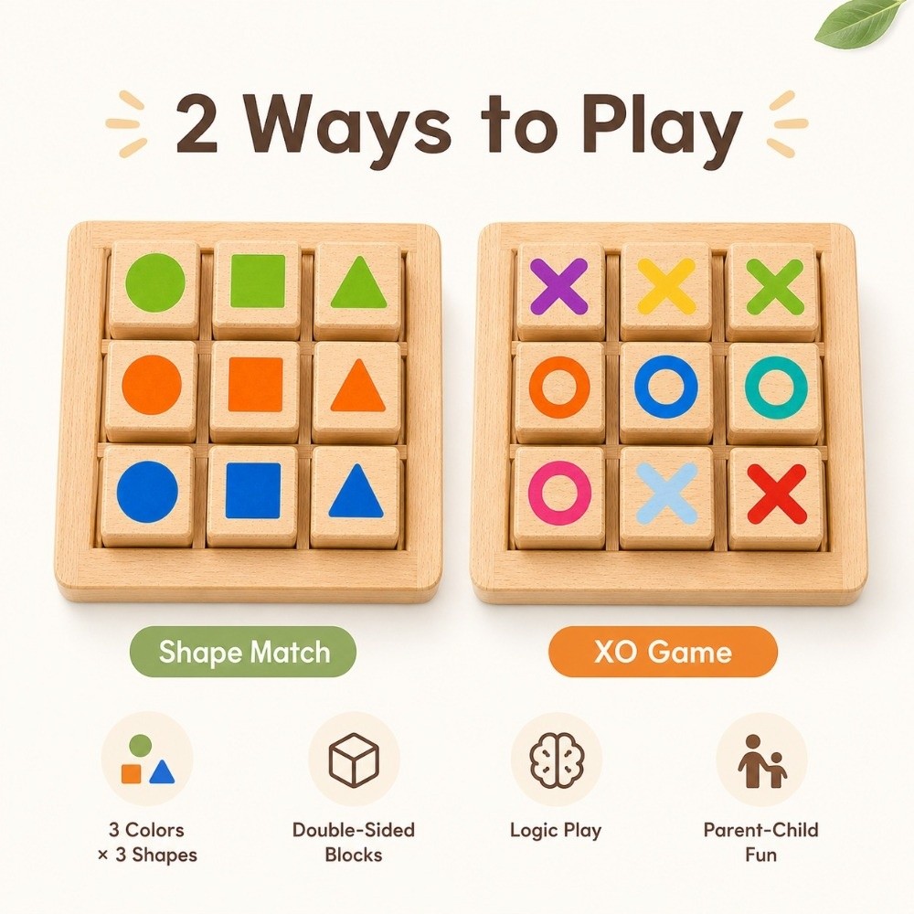 Portable Wooden Tic Tac Toe Wo - đánh giá và giá Board Game For 5 Players